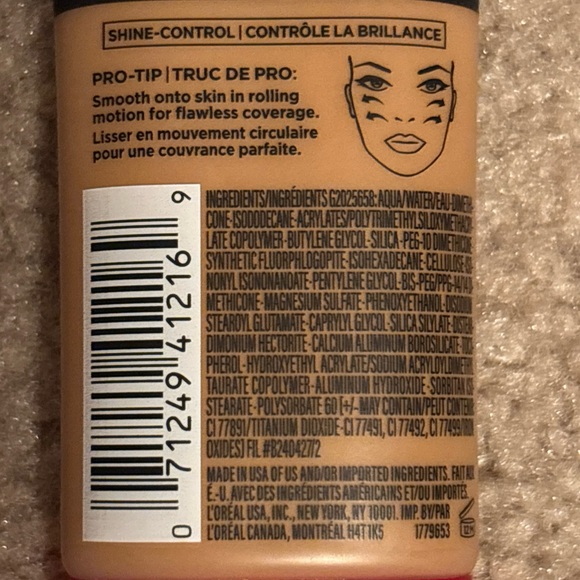 L'Oreal Paris Infallible Pro-Matte Foundation Golden Sun #108.4~ 1 fl oz New - Picture 7 of 13